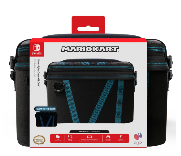 PDP SWITCH Walizka + etui Mario Kart Drift Glow in The Dark - 1182275 - zdjęcie 4